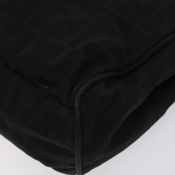 FENDI Zucca Canvas Hand Bag Black Auth bs26161 - Picture 5 of 16